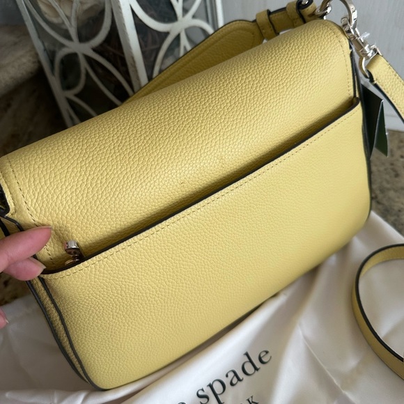 New Kate spade Hudson Pebbled Leather Medium Convertible Flap Shoulder Mullen - Picture 10 of 12